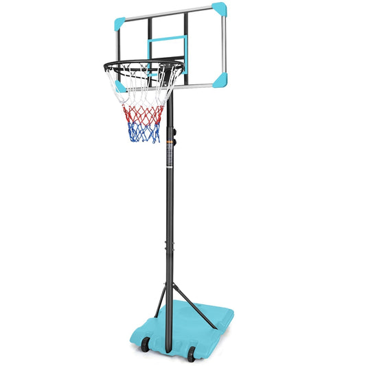 Kids Basketball Hoop Adjustable 5.6-7ft with WheelsBasketball HoopTorqelo.com