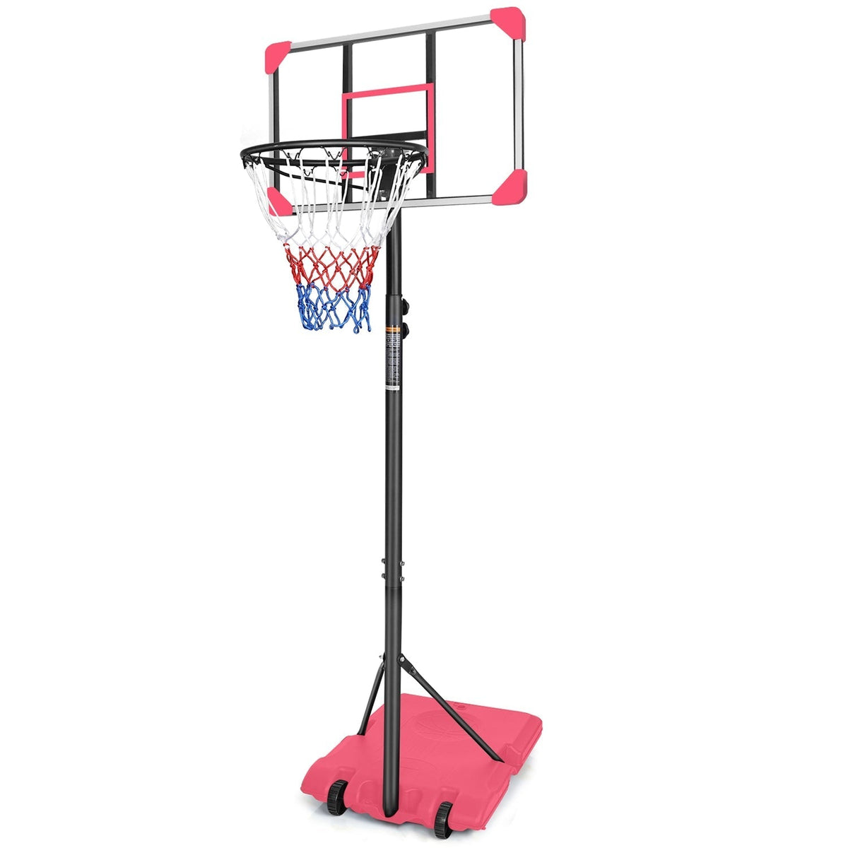 Kids Basketball Hoop Adjustable 5.6-7ft with WheelsBasketball HoopTorqelo.com
