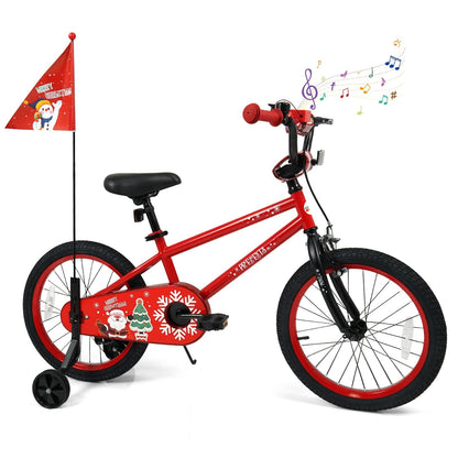 Kids Bike 12-18 Inch with Training Wheels & Christmas MusicKids BikeTorqelo.com