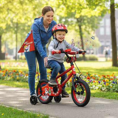 Kids Bike 12-18 Inch with Training Wheels & Christmas MusicKids BikeTorqelo.com