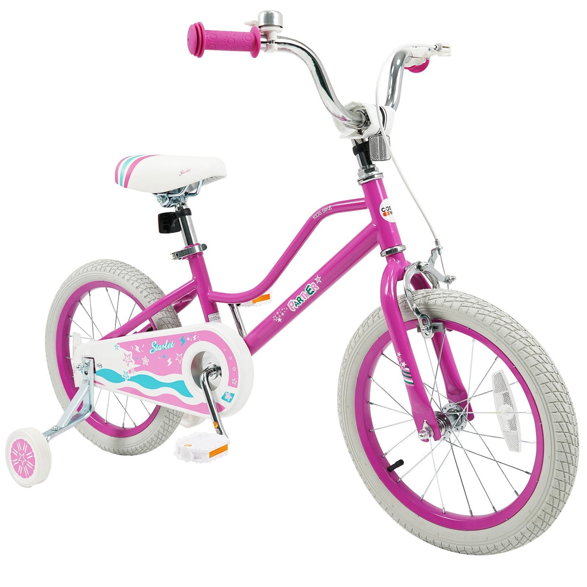 Kids Bike 12-18 Inch with Training Wheels - PinkKids BikeTorqelo.com