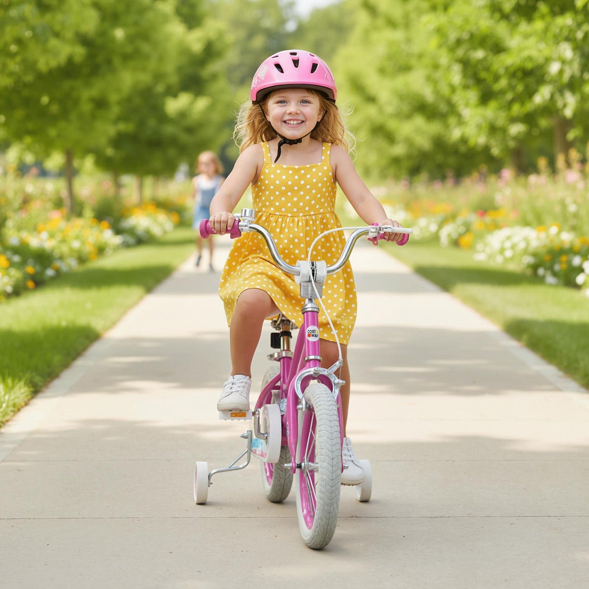 Kids Bike 12-18 Inch with Training Wheels - PinkKids BikeTorqelo.com