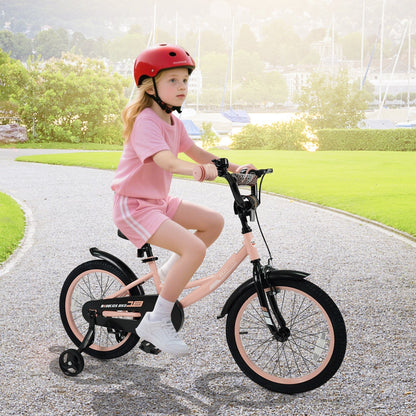 Kids Bike 12-18 Inch with Training Wheels - PinkKids BikeTorqelo.com