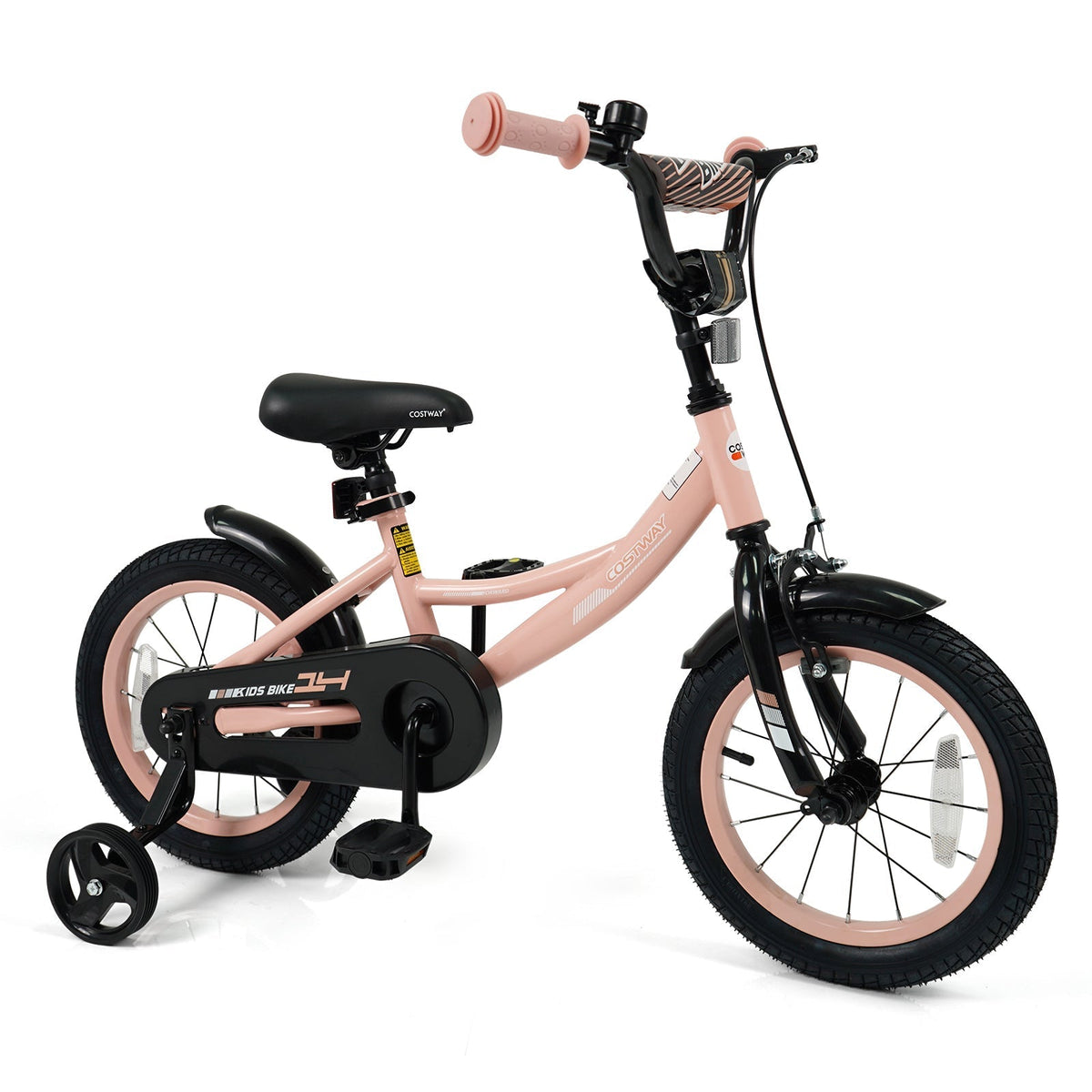 Kids Bike 12-18 Inch with Training Wheels - PinkKids BikeTorqelo.com