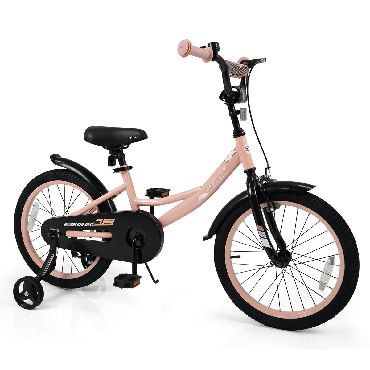 Kids Bike 12-18 Inch with Training Wheels - PinkKids BikeTorqelo.com