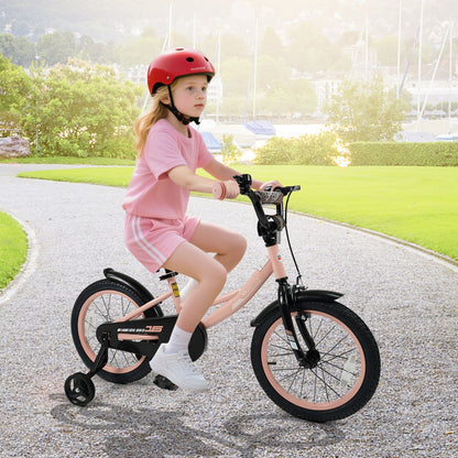 Kids Bike 12-18 Inch with Training Wheels - PinkKids BikeTorqelo.com