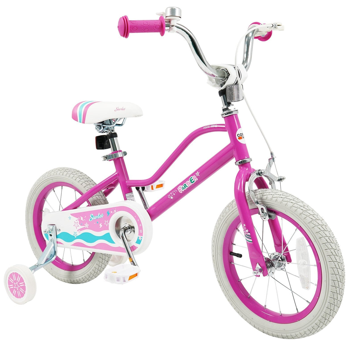 Kids Bike 12-18 Inch with Training Wheels - PinkKids BikeTorqelo.com