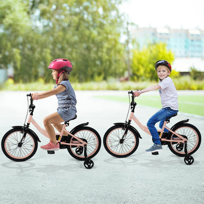 Kids Bike 12-18 Inch with Training Wheels - PinkKids BikeTorqelo.com