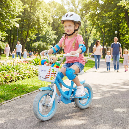 Kids Bike 12 Inch with Training Wheels and Adjustable SeatKids BikeTorqelo.com