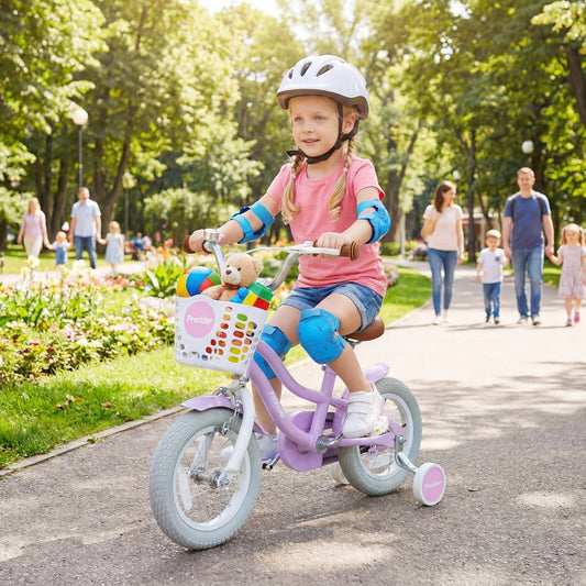 Kids Bike 12 Inch with Training Wheels and Storage BasketKids BikeTorqelo.com
