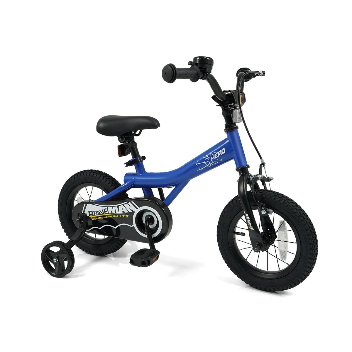 Kids Bike 14-Inch with Removable Training Wheels NavyKids BikeTorqelo.com