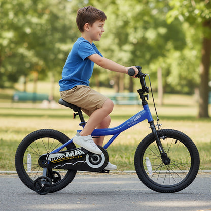 Kids Bike 14-Inch with Removable Training Wheels NavyKids BikeTorqelo.com