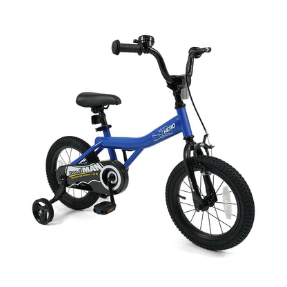 Kids Bike 14-Inch with Removable Training Wheels NavyKids BikeTorqelo.com