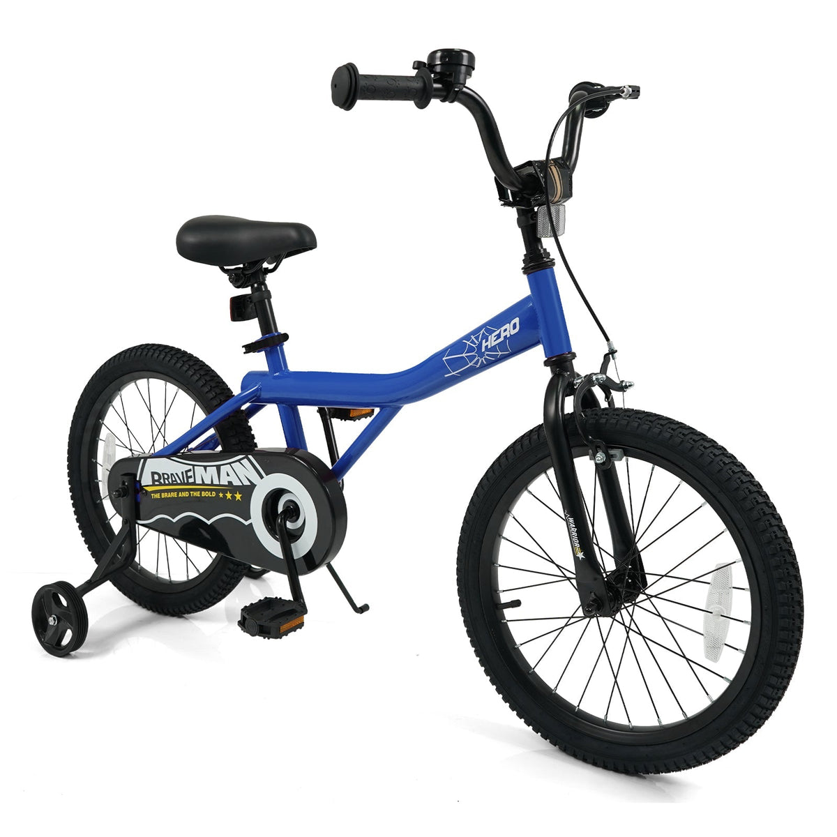 Kids Bike 14-Inch with Removable Training Wheels NavyKids BikeTorqelo.com