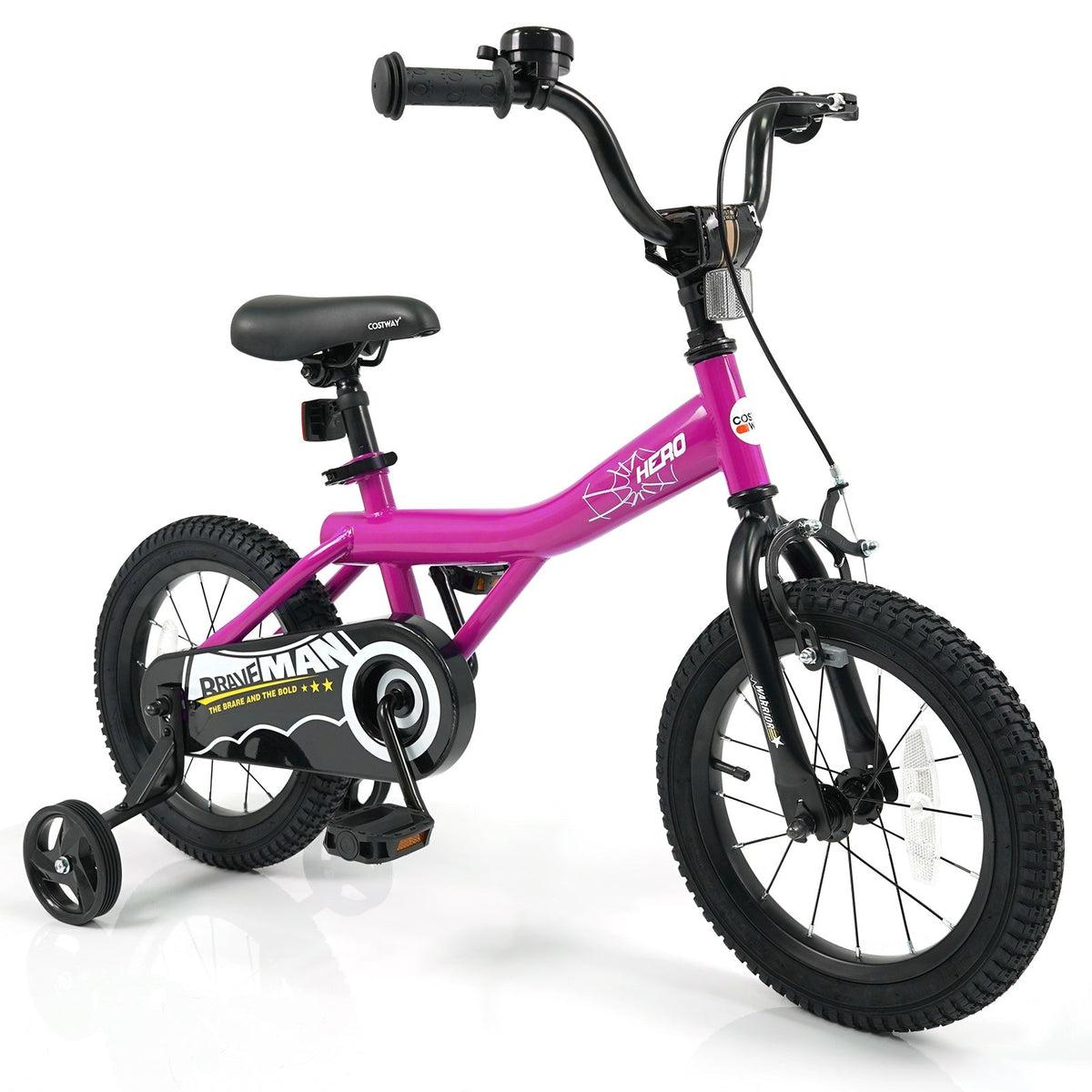 Kids Bike 14-Inch with Removable Training Wheels PinkKids BikeTorqelo.com