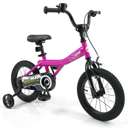 Kids Bike 14-Inch with Removable Training Wheels PinkKids BikeTorqelo.com
