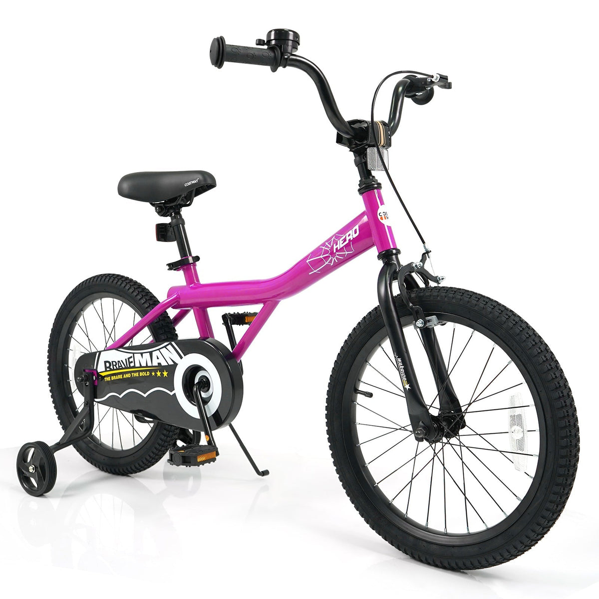 Kids Bike 14-Inch with Removable Training Wheels PinkKids BikeTorqelo.com