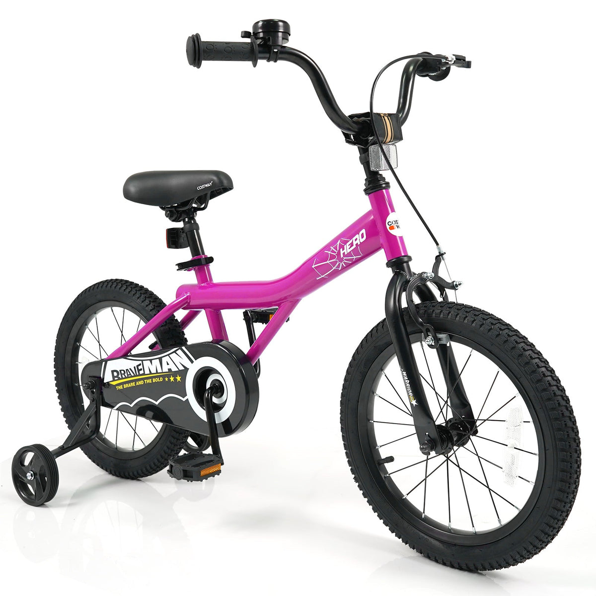 Kids Bike 14-Inch with Removable Training Wheels PinkKids BikeTorqelo.com