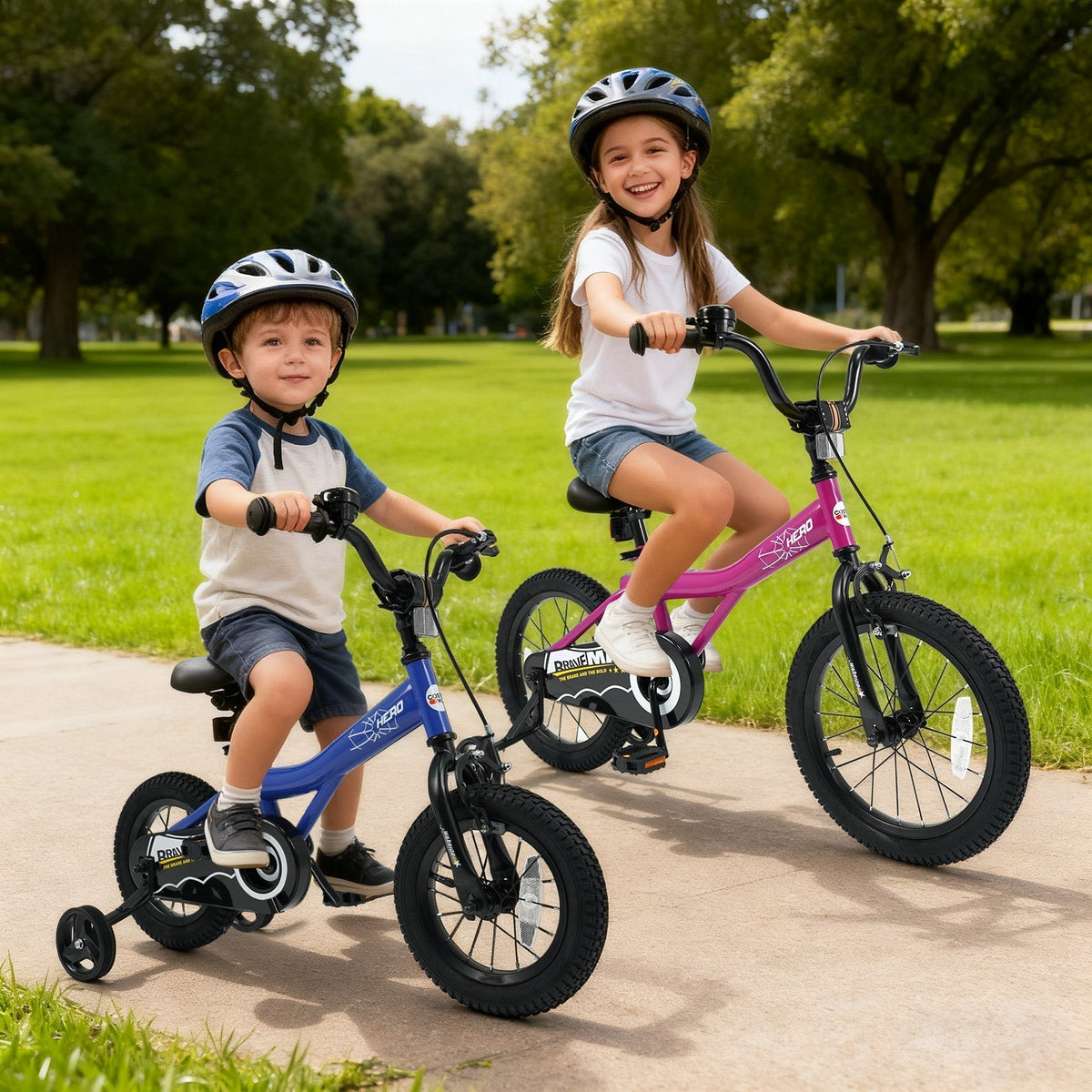 Kids Bike 14-Inch with Removable Training Wheels PinkKids BikeTorqelo.com