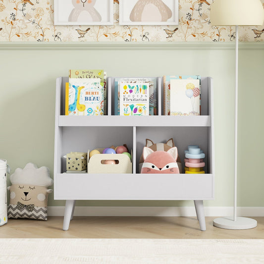 Kids Bookshelf and Toy Organizer 5-Cube Storage UnitKids Storage FurnitureTorqelo.com