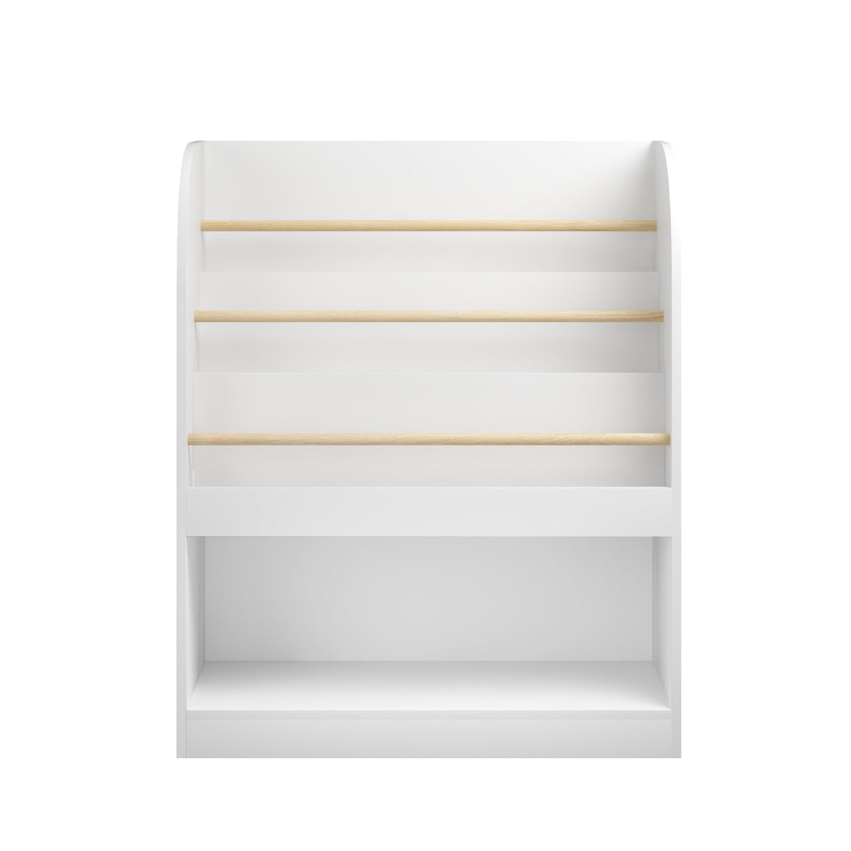 Kids Bookshelf with 3-Tier Front-Facing Display & Toy StorageKids BookshelfTorqelo.com