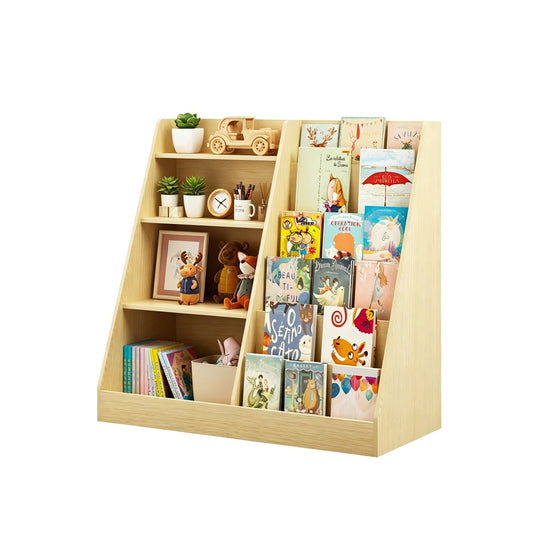 Kids Bookshelf with Toy Storage Organizer, 34.65" Multi-TierBookshelfTorqelo.com