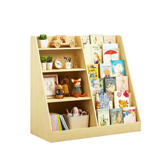 Kids Bookshelf with Toy Storage Organizer, 34.65" Multi-TierBookshelfTorqelo.com
