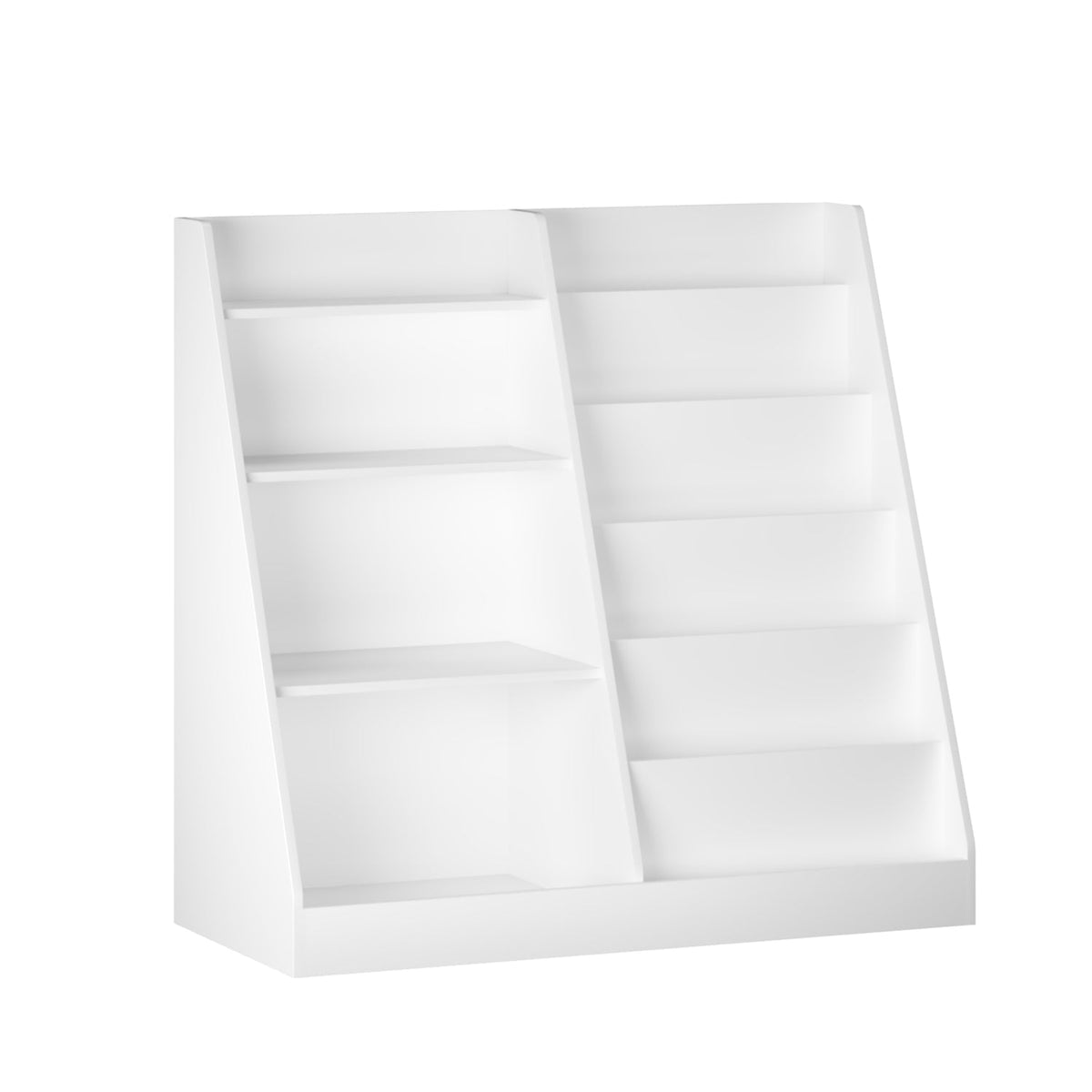 Kids Bookshelf with Toy Storage Organizer, 34.65" WoodenKids BookshelfTorqelo.com