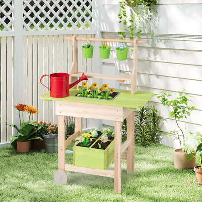 Kids Mud Kitchen with Removable Pots and Planting TroughPlay KitchenTorqelo.com