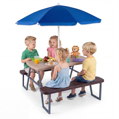 Kids Picnic Table with Benches Seats up to 4Torqelo.com
