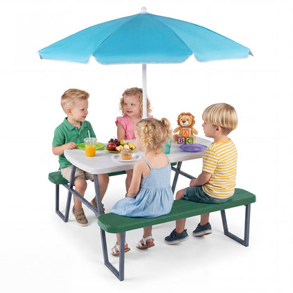 Kids Picnic Table with Benches Seats up to 4Torqelo.com