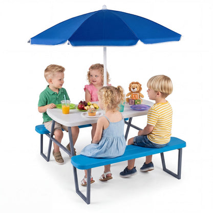 Kids Picnic Table with Benches Seats up to 4Torqelo.com