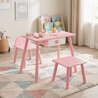 Kids Pretend Nail Salon Playset with Table and StoolsKids VanityTorqelo.com