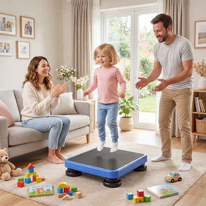Kids Rebounder Bouncing Board 24x20" with Elastic RopesTrampolineTorqelo.com