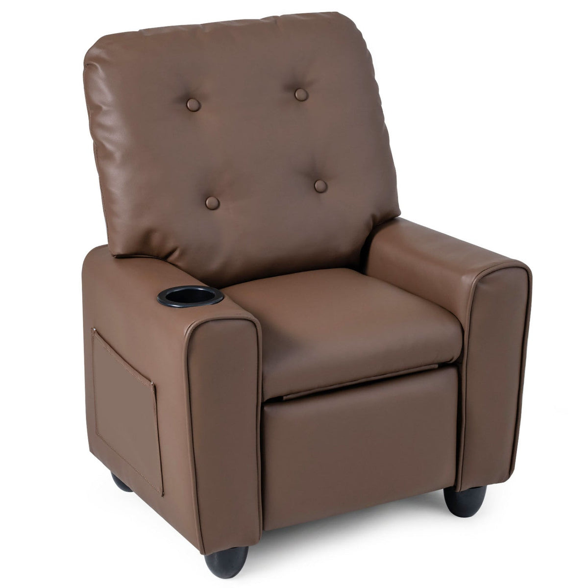 Kids Recliner Chair with Cup Holder & Adjustable BackrestKids ReclinerTorqelo.com
