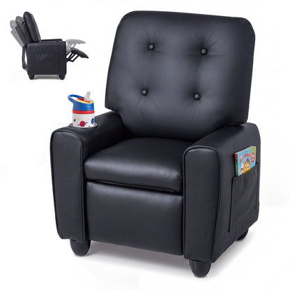 Kids Recliner Chair with Cup Holder & Adjustable BackrestKids ReclinerTorqelo.com