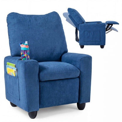Kids Recliner Sofa with Adjustable Footrest and Cup HolderKids FurnitureTorqelo.com