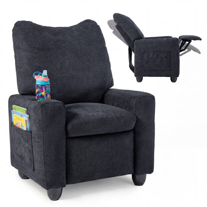 Kids Recliner Sofa with Adjustable Footrest and Cup HolderKids FurnitureTorqelo.com