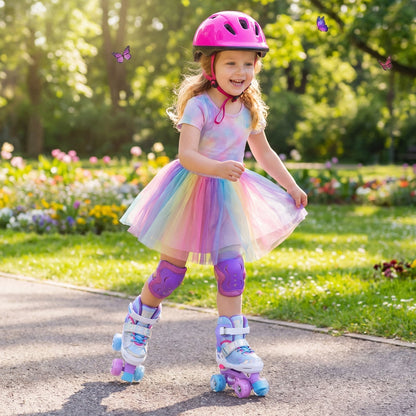 Kids Roller Skates for Toddlers Ages 5-7 with 4 Light-up WheelsTorqelo.com