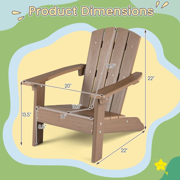 Kids Sandbox with Cover and Seats with 2 Kids Adirondack ChairsTorqelo.com