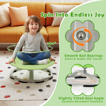 Kids Sensory Swivel Chair Cat Claw 360¬∞ Spinning Chair with Non-Slip Metal BaseTorqelo.com