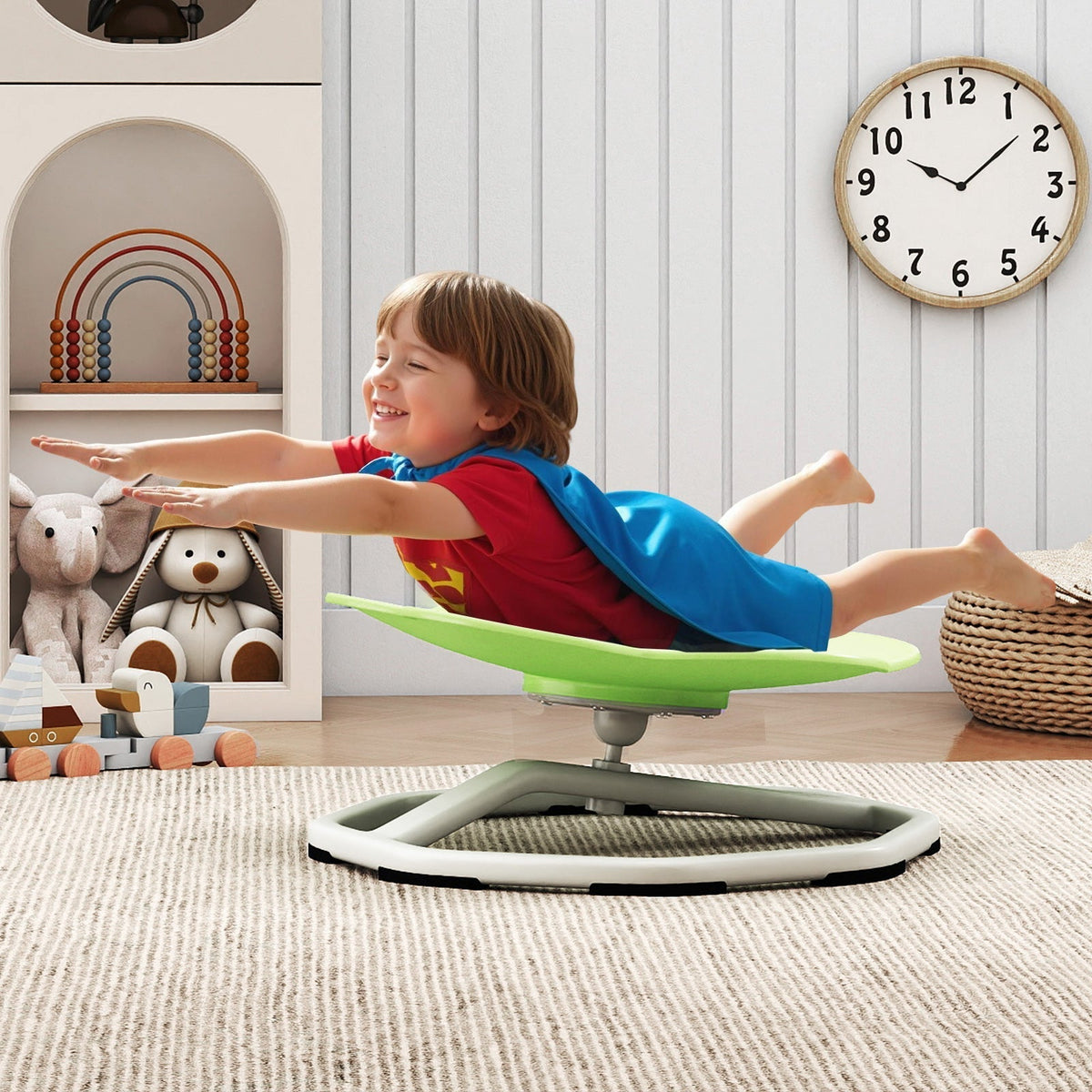 Kids Sensory Swivel Chair Cat Claw 360¬∞ Spinning Chair with Non-Slip Metal BaseTorqelo.com