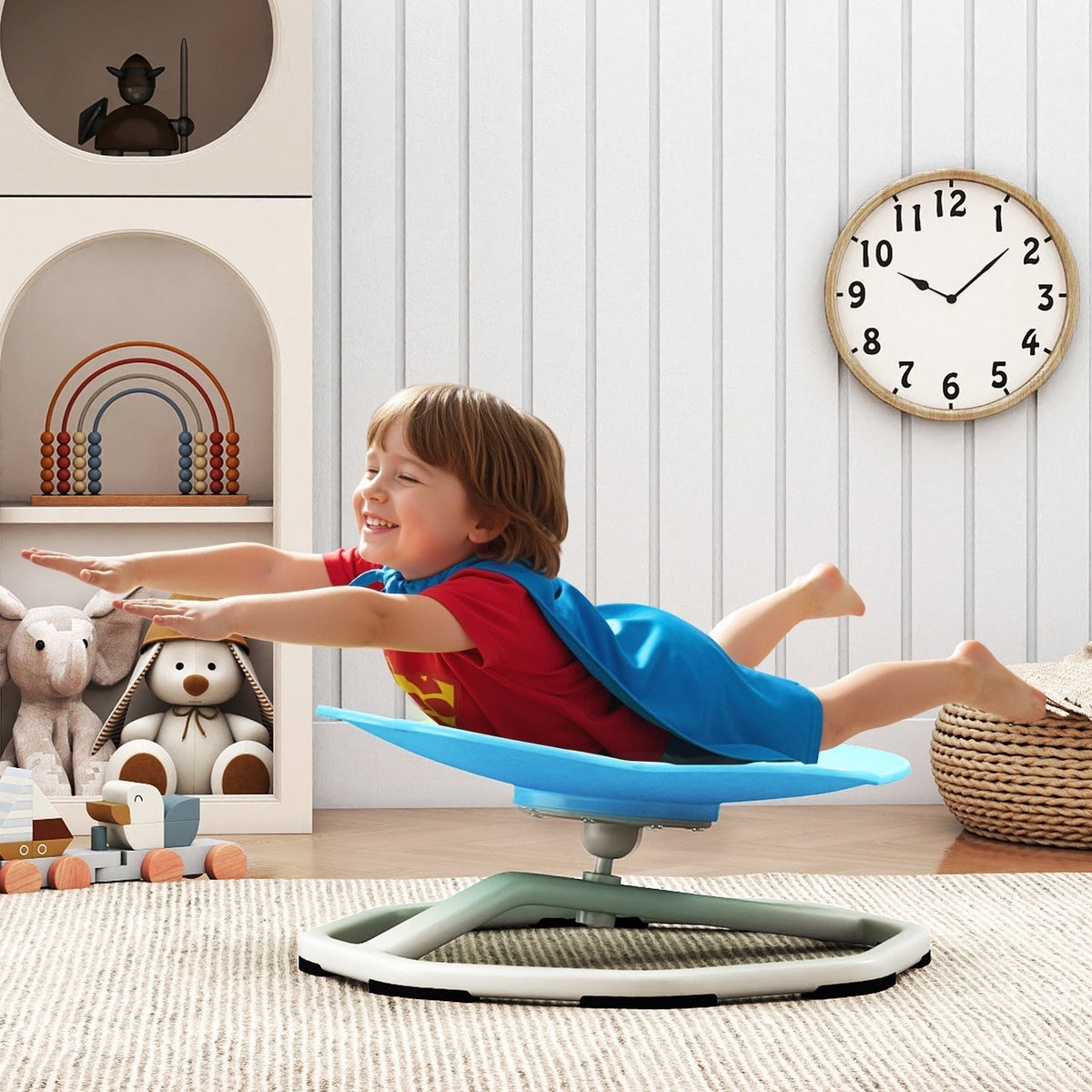 Kids Sensory Swivel Chair Cat Claw 360¬∞ Spinning Chair with Non-Slip Metal BaseTorqelo.com