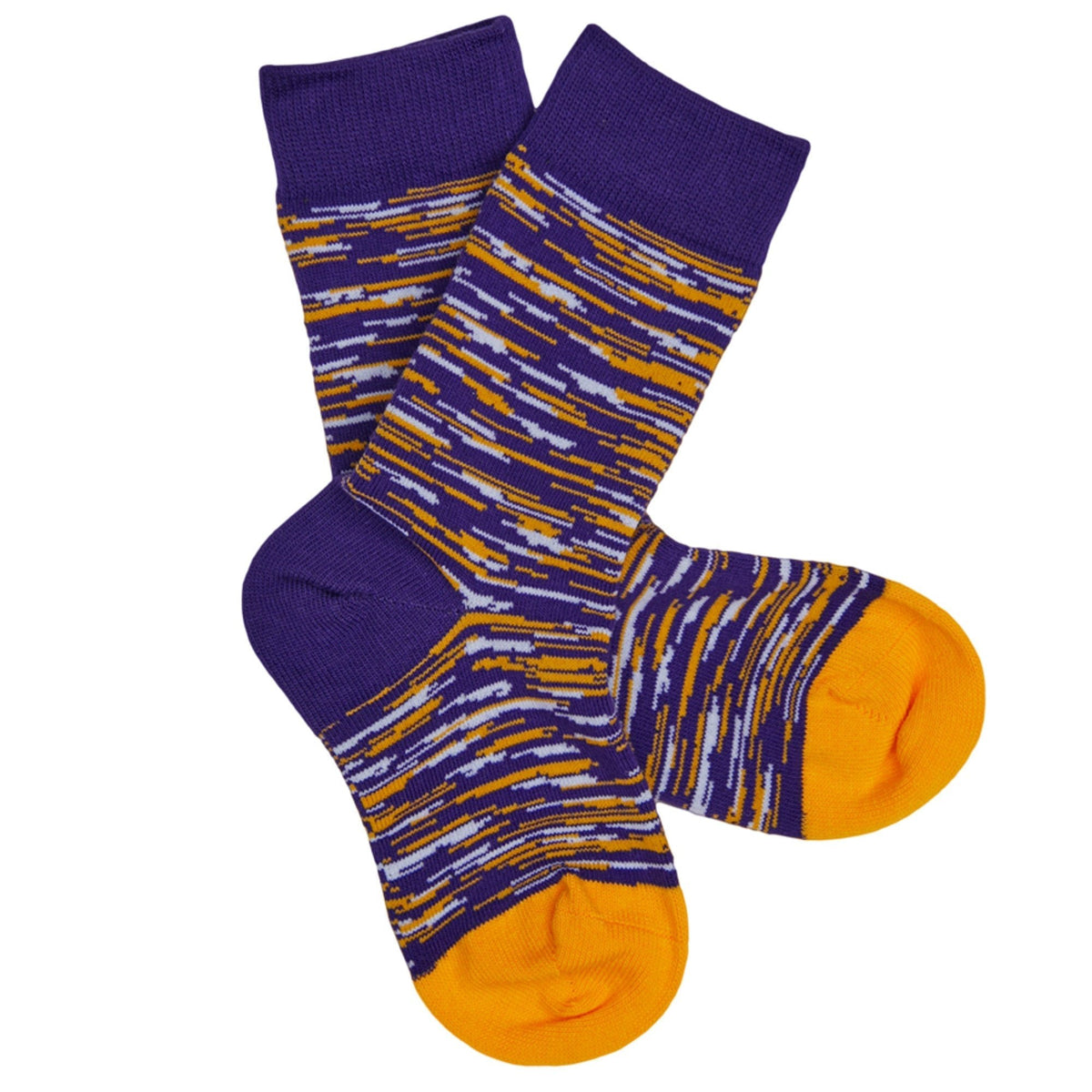 Kid's Socks - Purple And Gold MarledTorqelo.com