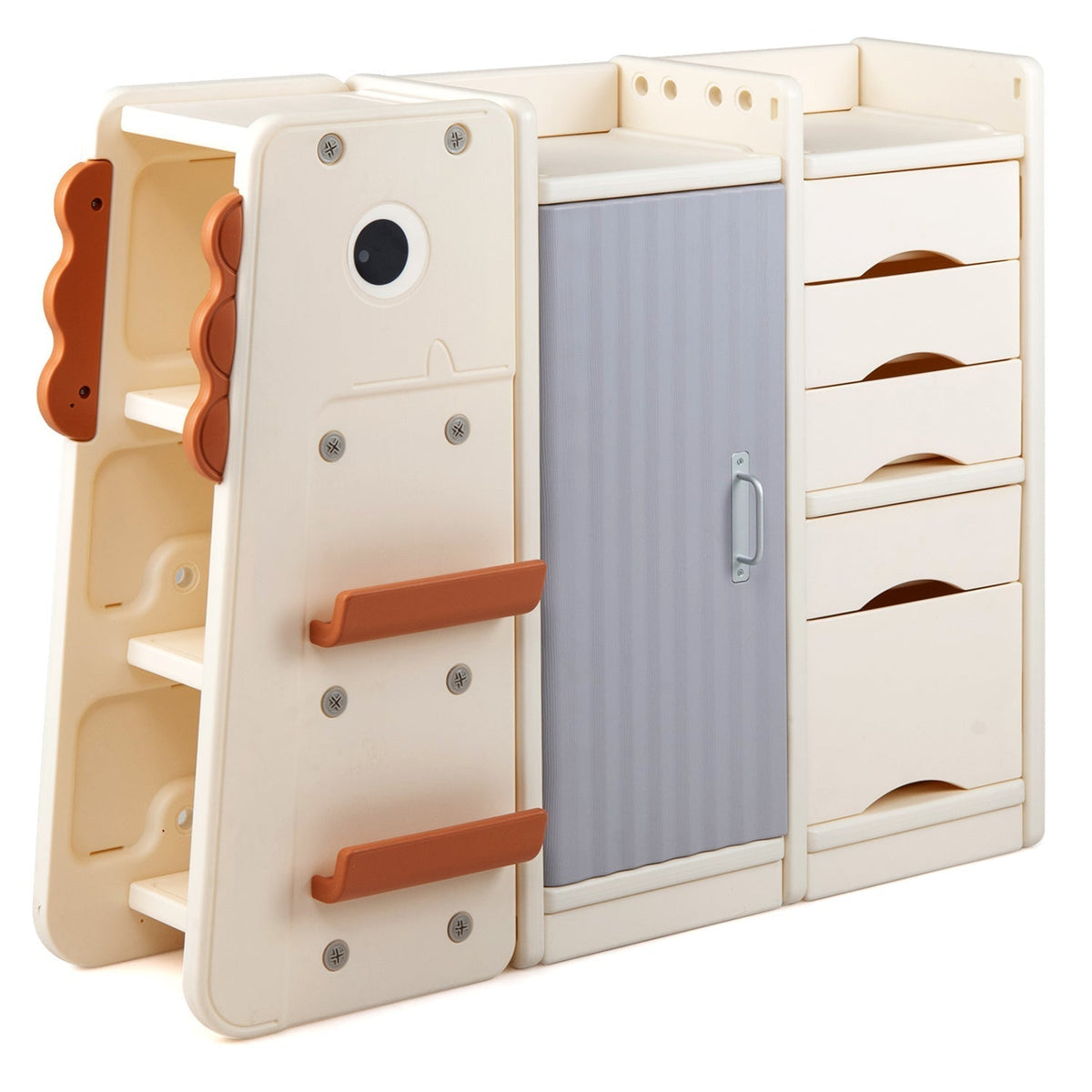 Kids Toy Storage Organizer with 5 Removable Bins for PlayroomTorqelo.com