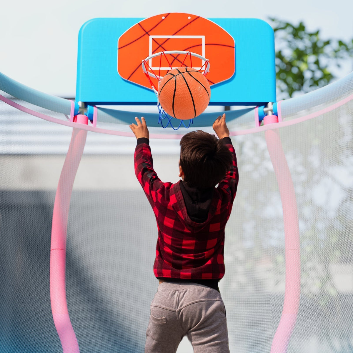 Kids Trampoline Indoor & Outdoor Pumpkin Trampoline-PinkTorqelo.com