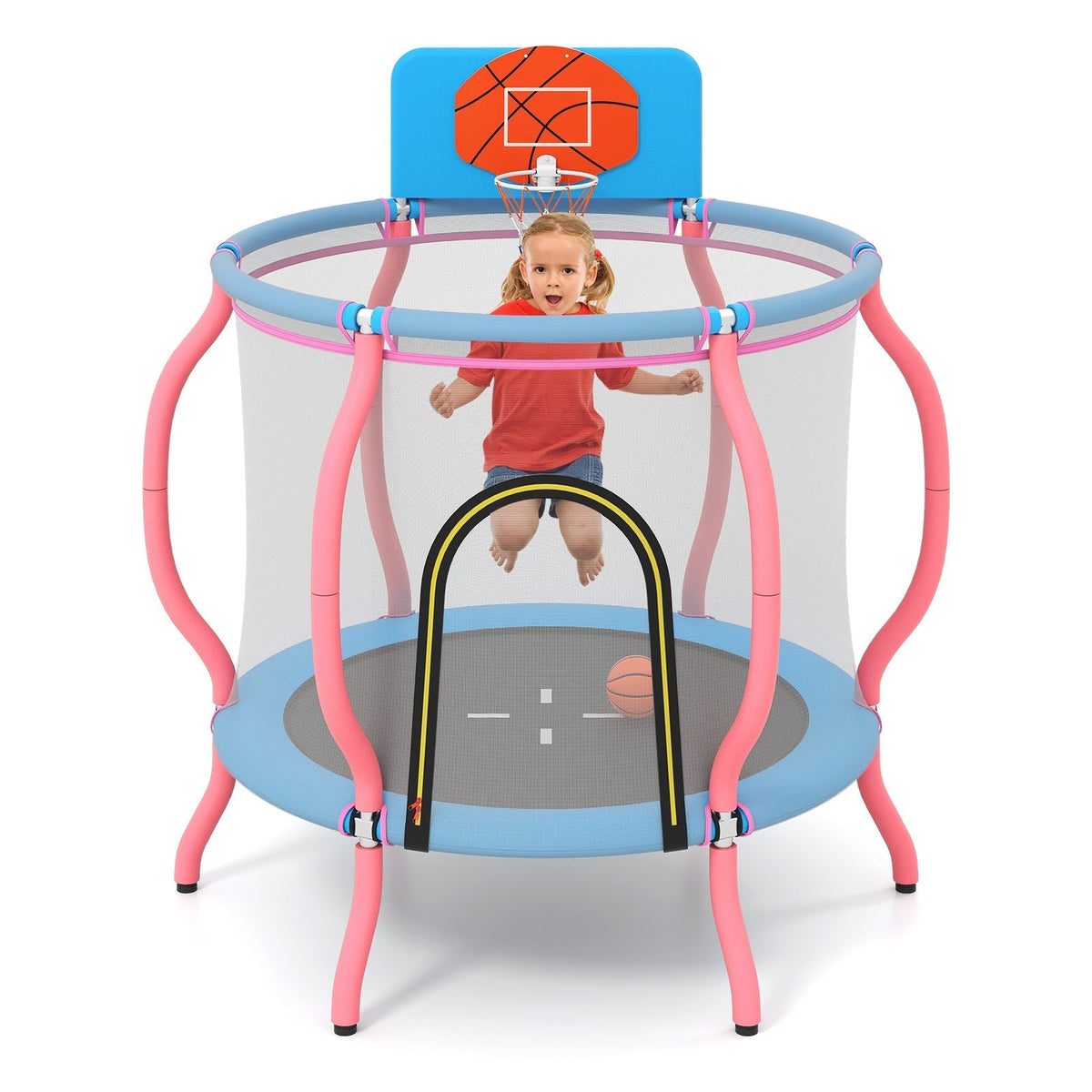 Kids Trampoline Indoor & Outdoor Pumpkin Trampoline-PinkTorqelo.com
