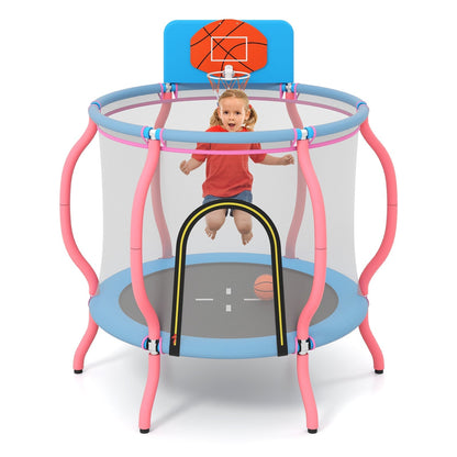 Kids Trampoline Indoor & Outdoor Pumpkin Trampoline-PinkTorqelo.com