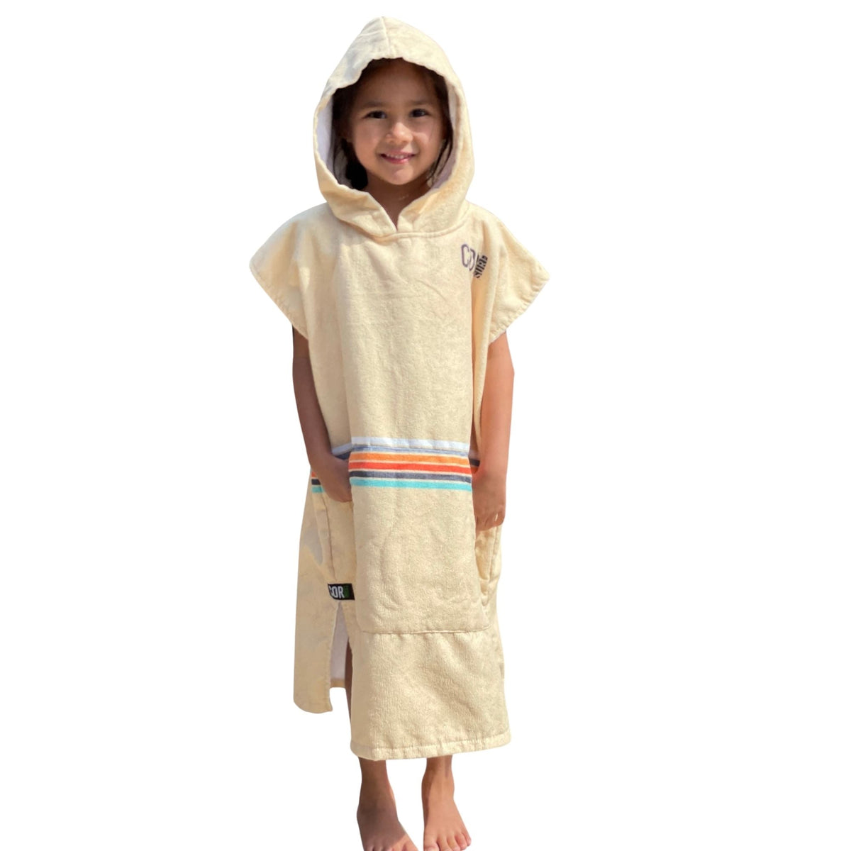 Retro Sand Changing Towel Poncho - Kids (Small) by COR Surf