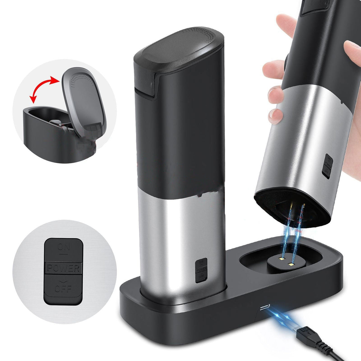 Kitchen Ceramic Pepper Electric GrinderSpice GrindersTorqelo.com